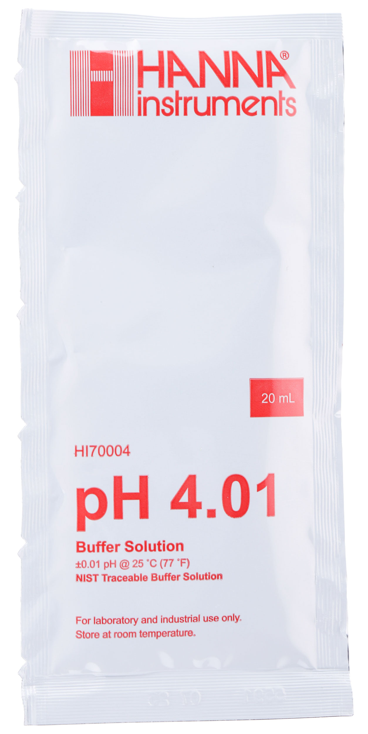 Hanna Instruments HI70004P pH Buffer Solution, 20 ml