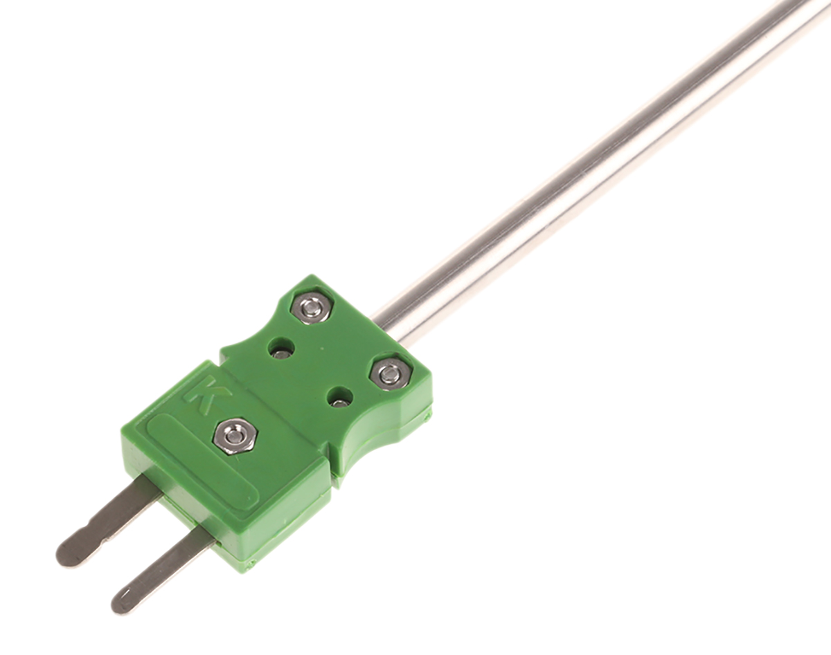 Hanna Instruments K Surface Temperature Probe, 200 mm Length, 16 mm Diameter, 650 °C Max, RSCAL