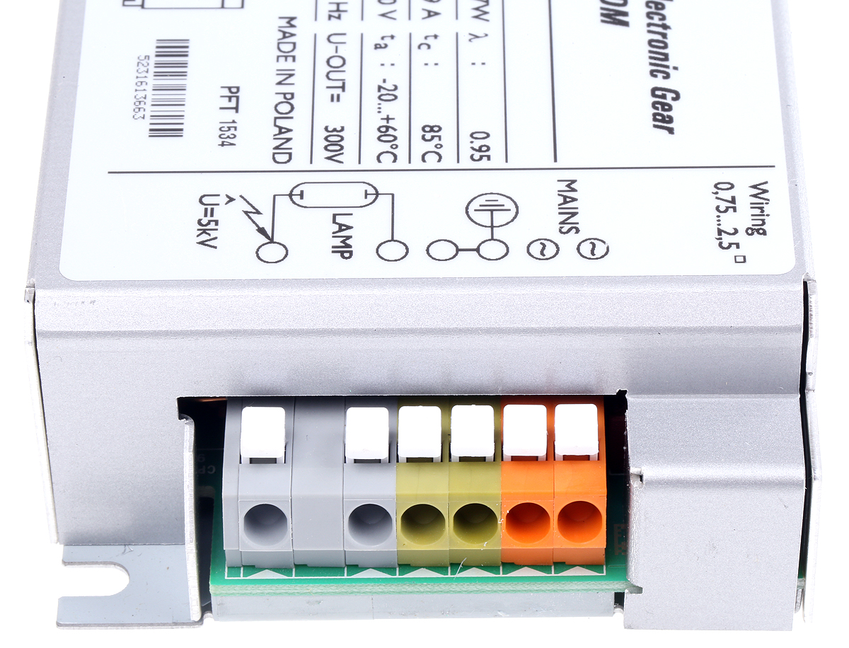 hidpvc150s Philips Lighting 150 W Electronic Ceramic Metal Halide Lighting Ballast, 220V, 240 V