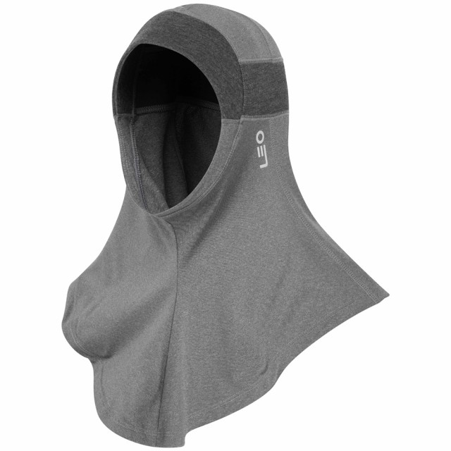 Leo Workwear 9% Spandex, 91% Recycled Polyester Durable Balaclava, XS/S, Grey