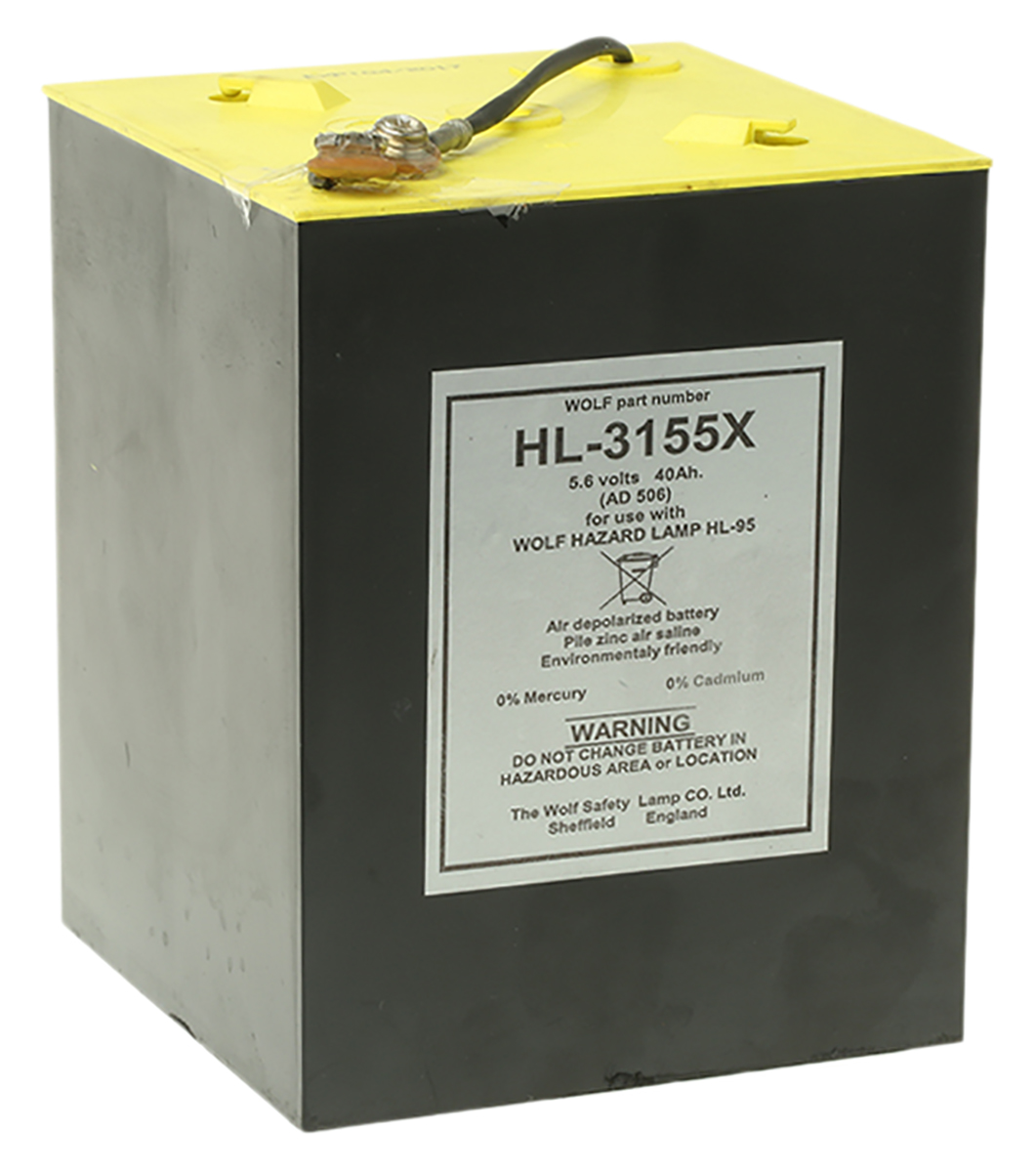 Wolf Safety Lantern Battery, 4 Ah Capacity
