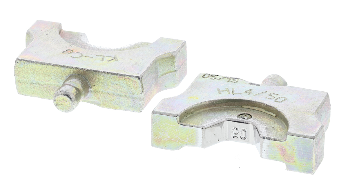 Klauke, L Crimp Die Set, Coaxial Type Crimp Die Black