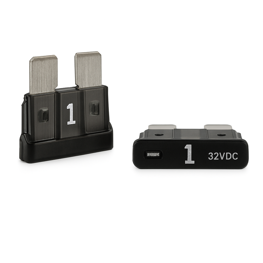 E‑Pro 1A Automotive ATO Blade Fuse 32 V DC Fast Acting Black