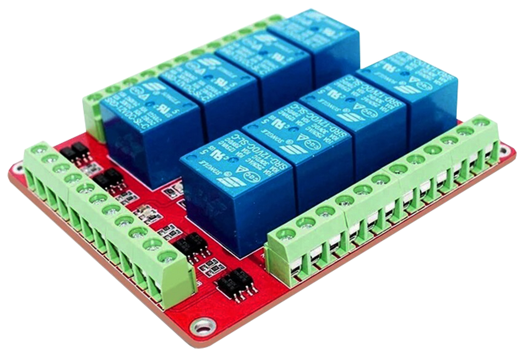 Seeit HLE-RELAY08-5V Relay Control Card Module for AVR, PIC, TTL, Arduino, Raspberry Pi HLE-RELAY08-5V