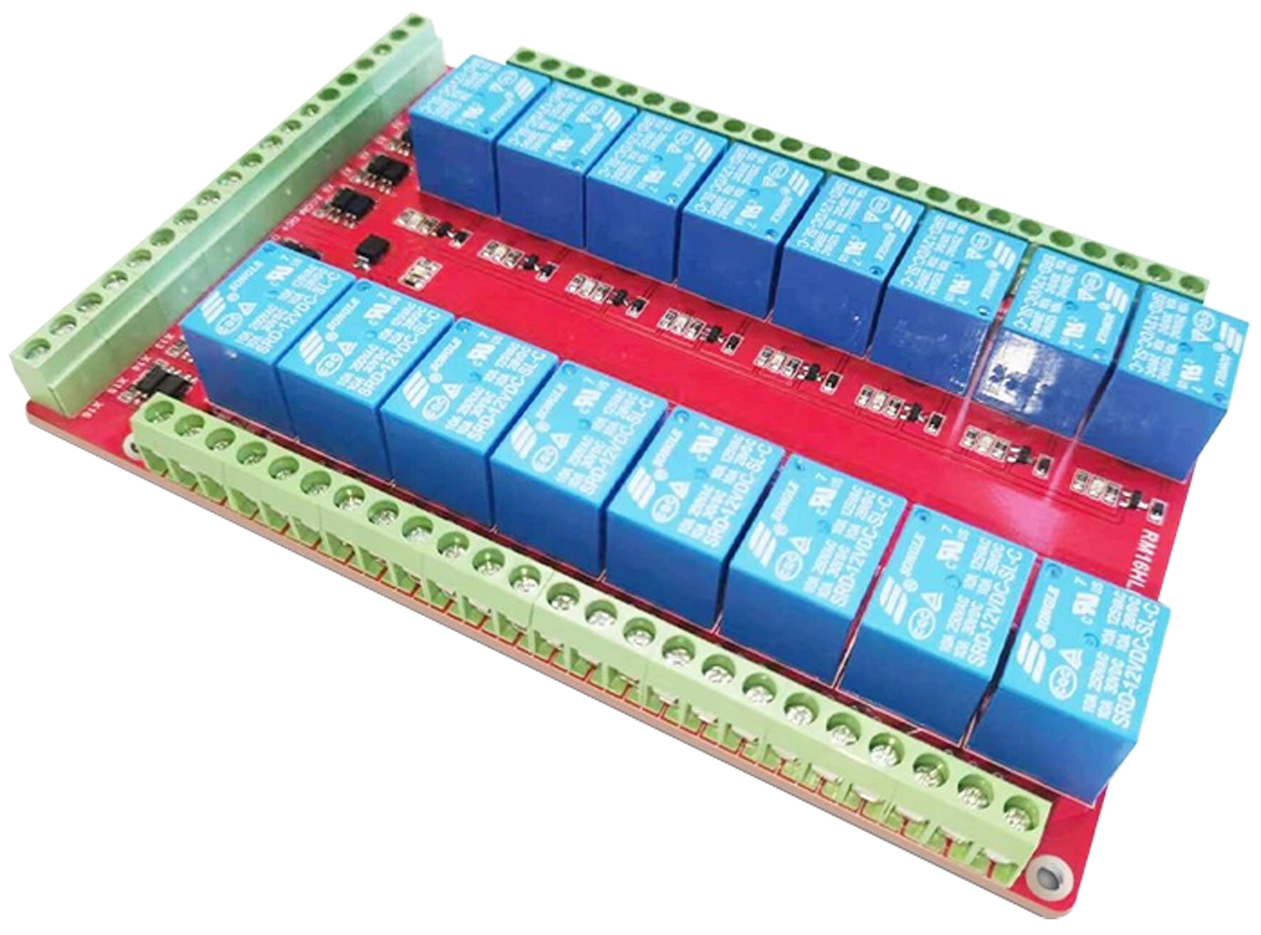 Seeit HLE-RELAY16-5V Relay Control Card Module for PIC, Arduino, Raspberry Pi, AVR, TTL HLE-RELAY16-5V