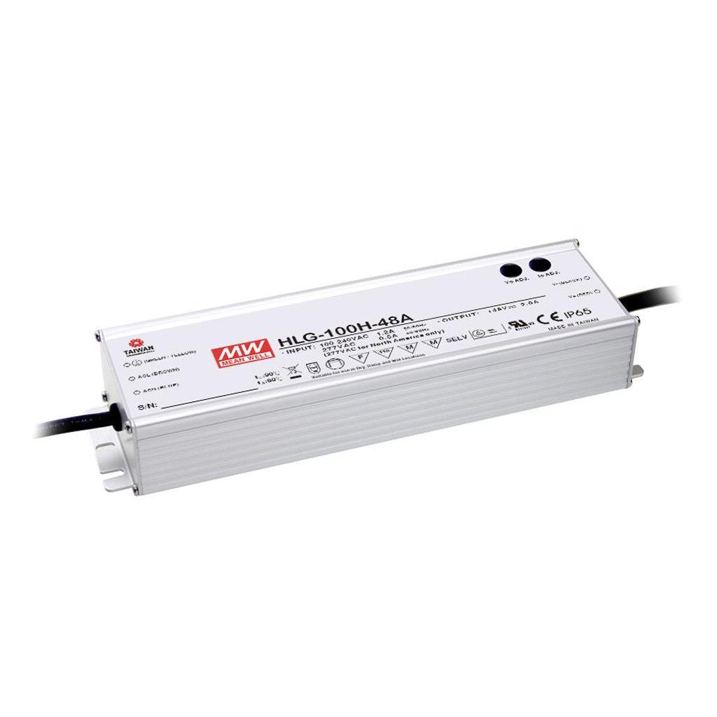 MEAN WELL LED Driver, 42V Output, 100 W Output, 2.28A 3 in 1 Dimming