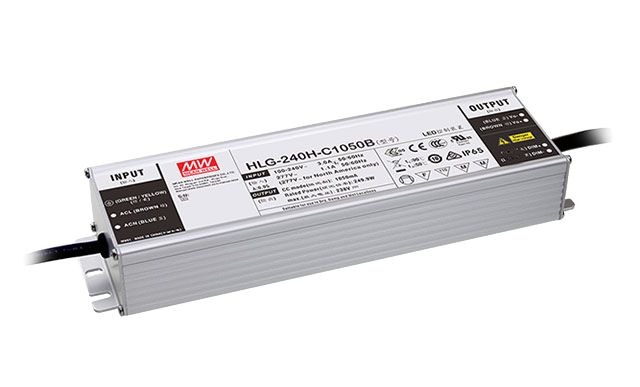 MEAN WELL, 119V, 238 V Output, 250 W Output Constant Current