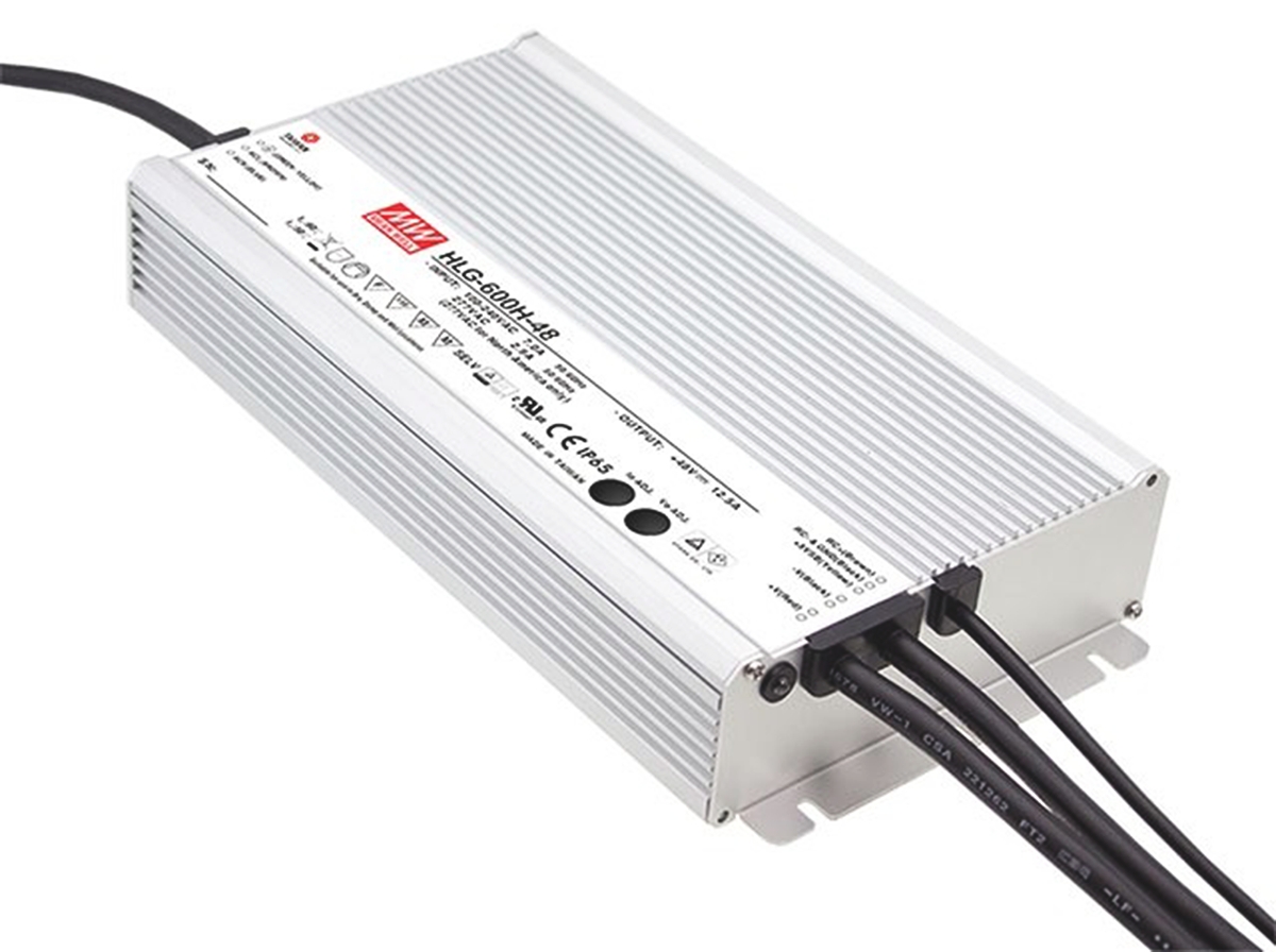 MEAN WELL LED Driver, 15V, 7.5 V Output, 540 W Output, 36A 1 to 10 V PWM Resistance