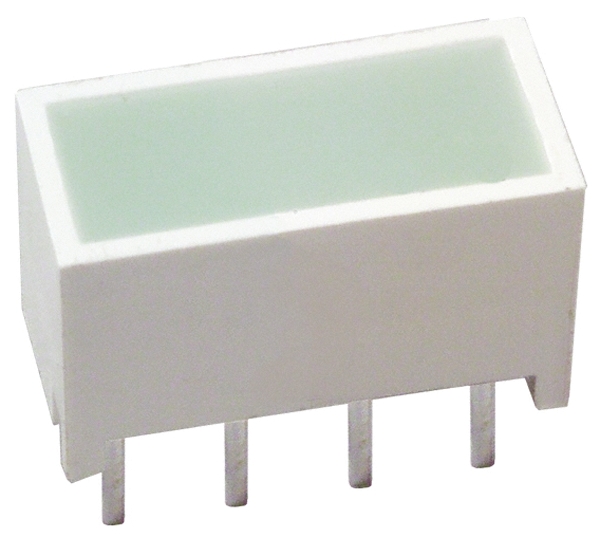 HLMP-2500 Broadcom 1 Light Bar LED Display Green 25mcd 8.89 mm