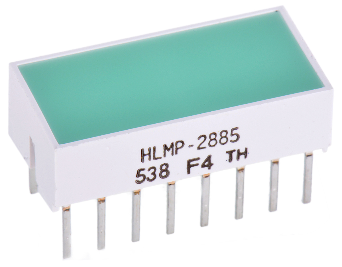 HLMP-2885 Broadcom Light Bar LED Display Green 100mcd