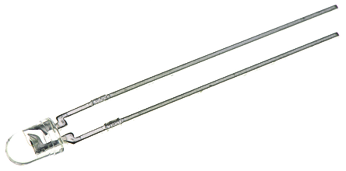 Broadcom 3.2 V Blue LED 3 mm (T-1) Through Hole HLMP HLMP-KB45-A0000