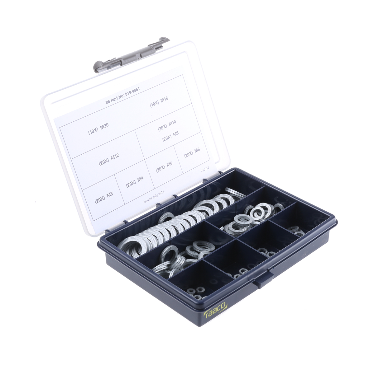 Heico Steel Wedge Lock Washer Washer Kit