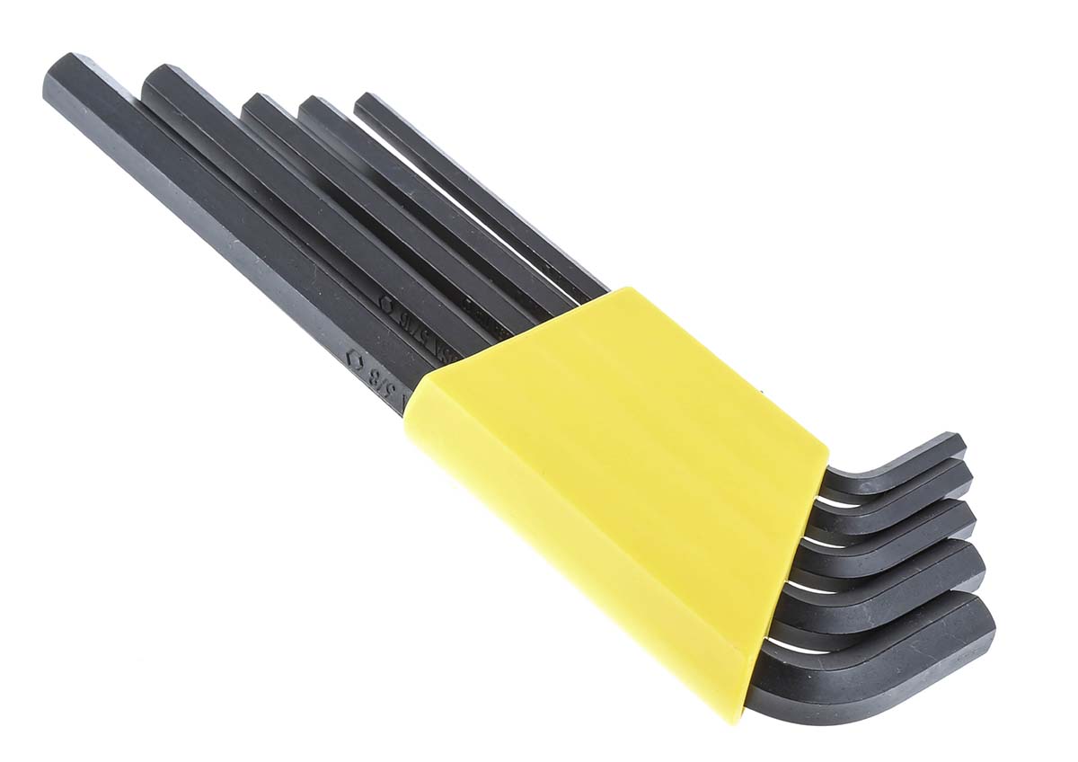 hlx13l Bondhus 13 piece L Imperial Hex Key Set, Hex size 0.05 To 3/8 in