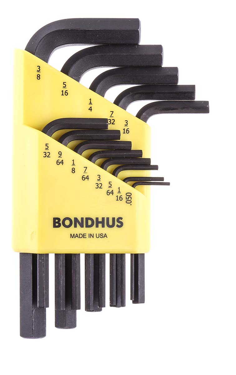 Bondhus 13 piece L Imperial Hex Key Set, Hex size 0.05 → 3/8ZZZZZZ