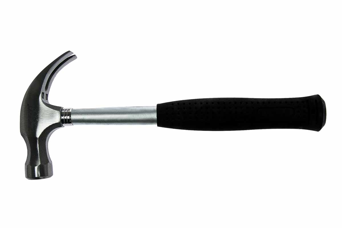 Teng Tools Stainless Steel Head Claw Hammer with Stainless Steel Handle, 557 g