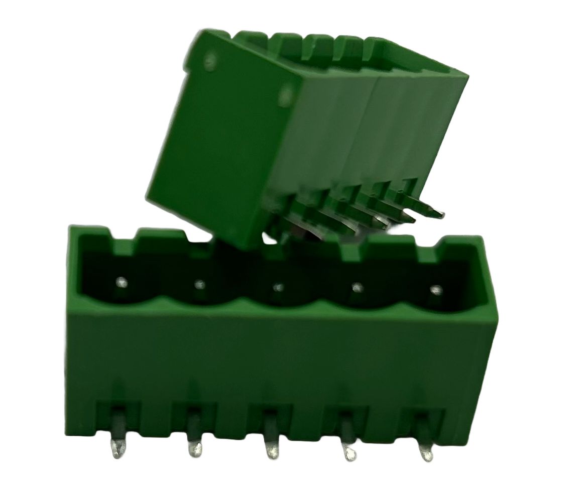 Conex-It HMSA Series Pluggable Terminal Block, 5-Contact, 5.08 mm Pitch, 1 Row, HMSA-059P5V