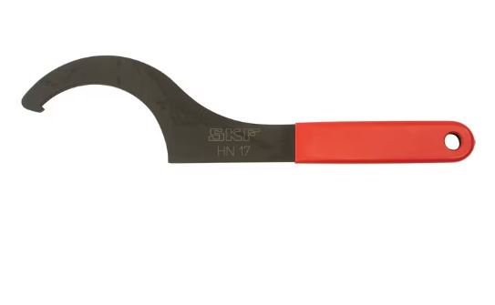 hn-17 SKF HN 17 115 mm Hook Spanner Phosphated Coated, Durable Soft Plastic, Medium Carbon Steel