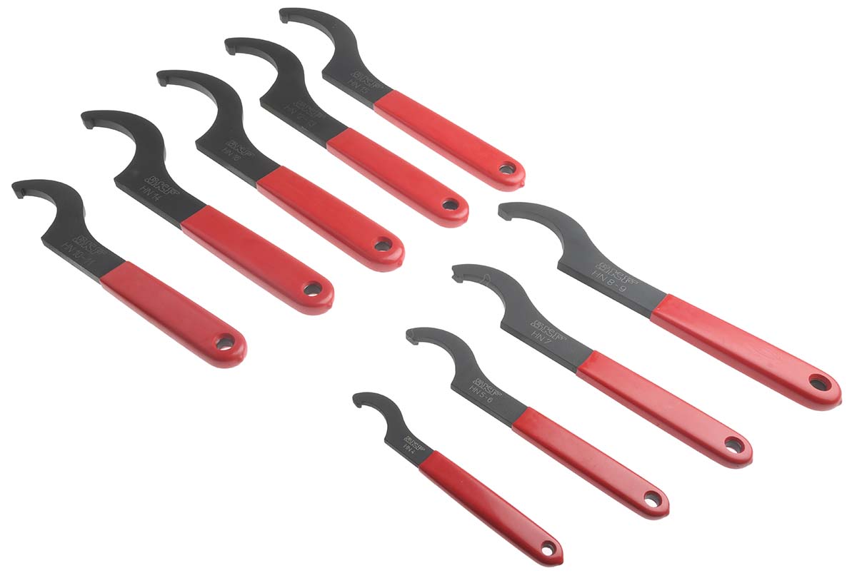 SKF 9-Piece Spanner Set, 4 Up To 16lock nut size