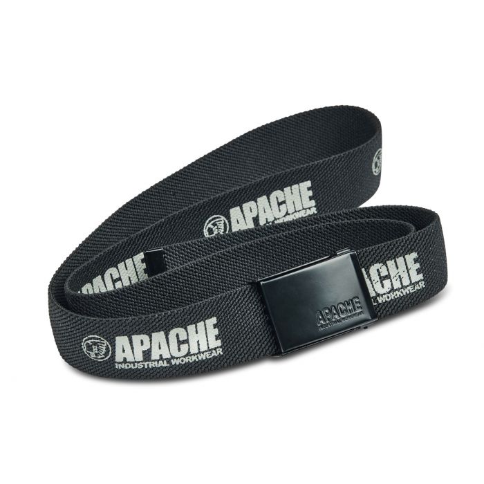 Apache Black Back Support Belt Polyester, Elastane