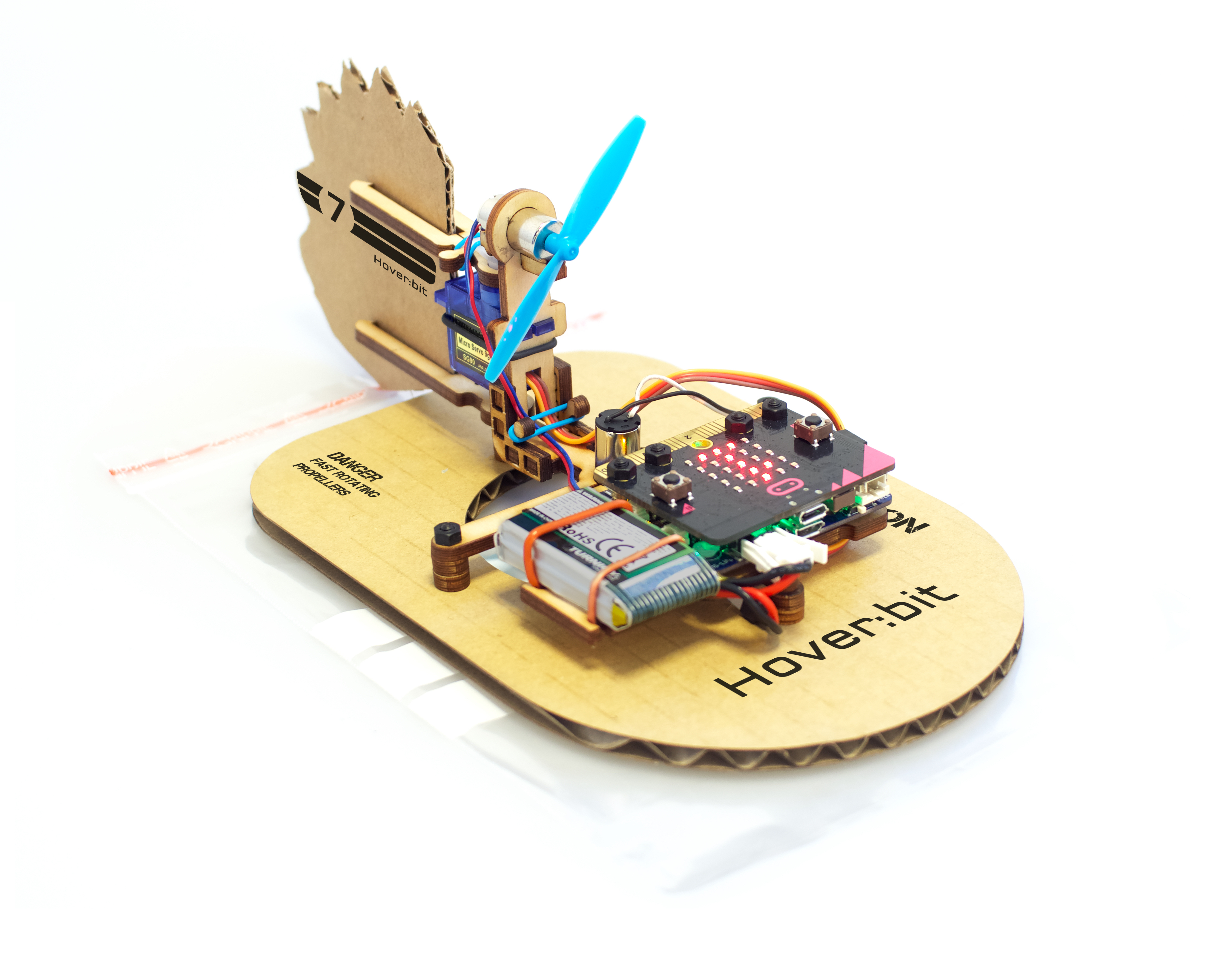 MakeKit AS Hover:bit 2.0 Single BBC Micro:bit Add-on Hover:Bit - micro:bit hovercraft