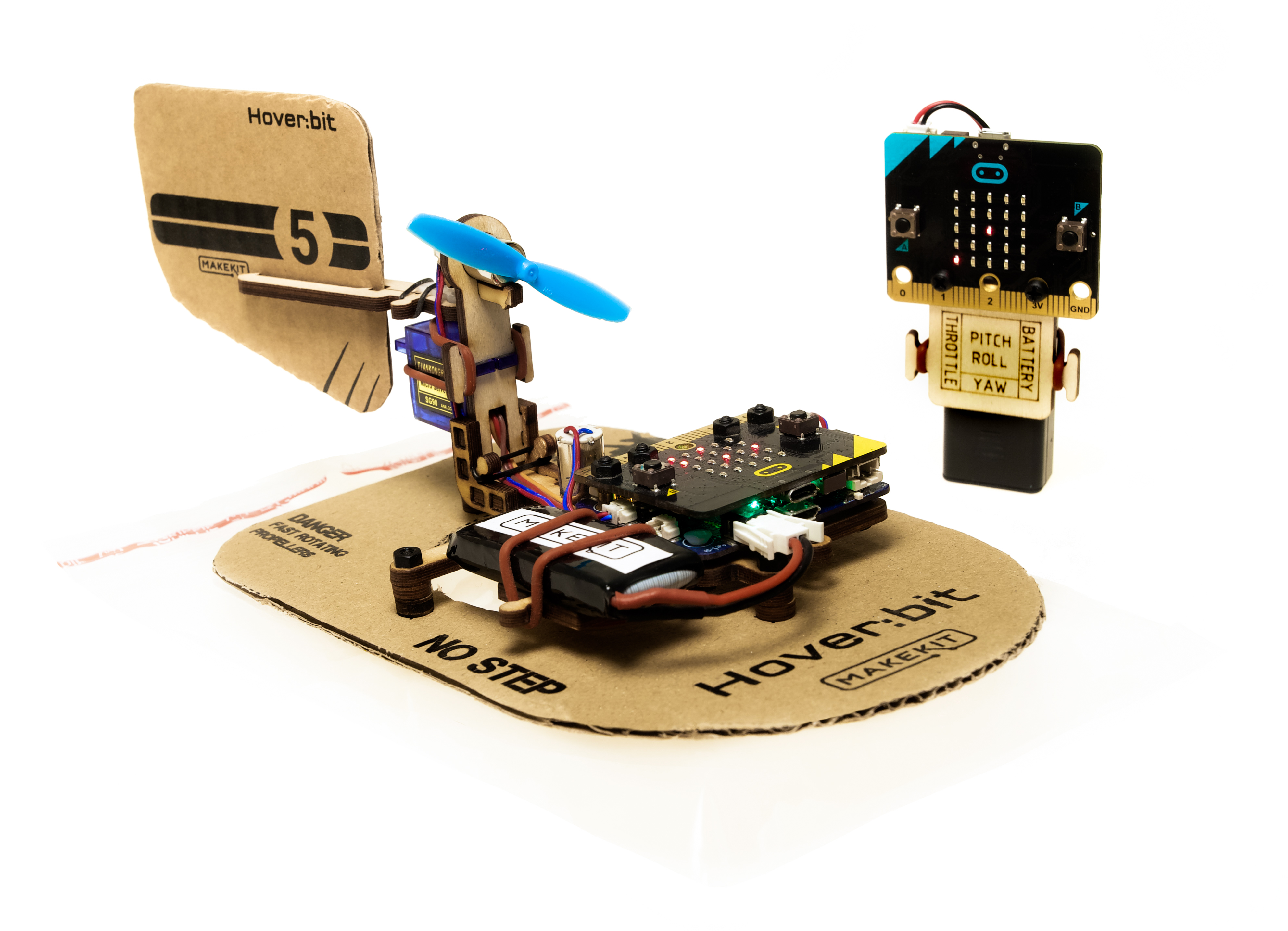 hoverbit-20-single MakeKit AS Hover:bit 2.0 Single BBC Micro:bit Add-on Hover:Bit - micro:bit hovercraft
