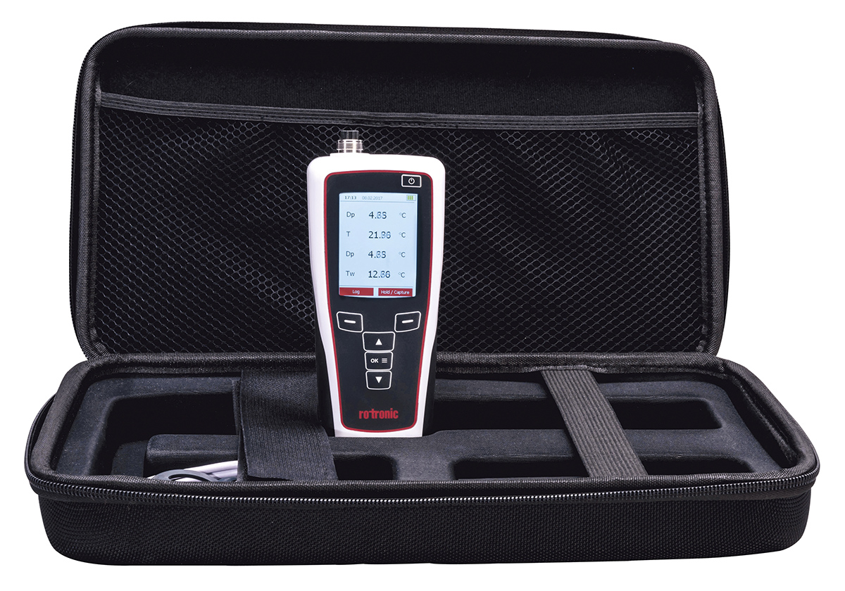 hp32 Rotronic Instruments Hygrometer 60 °C, ±0.8 %RH Accuracy, 200 °C Max, 100 %RH Max, RSCAL