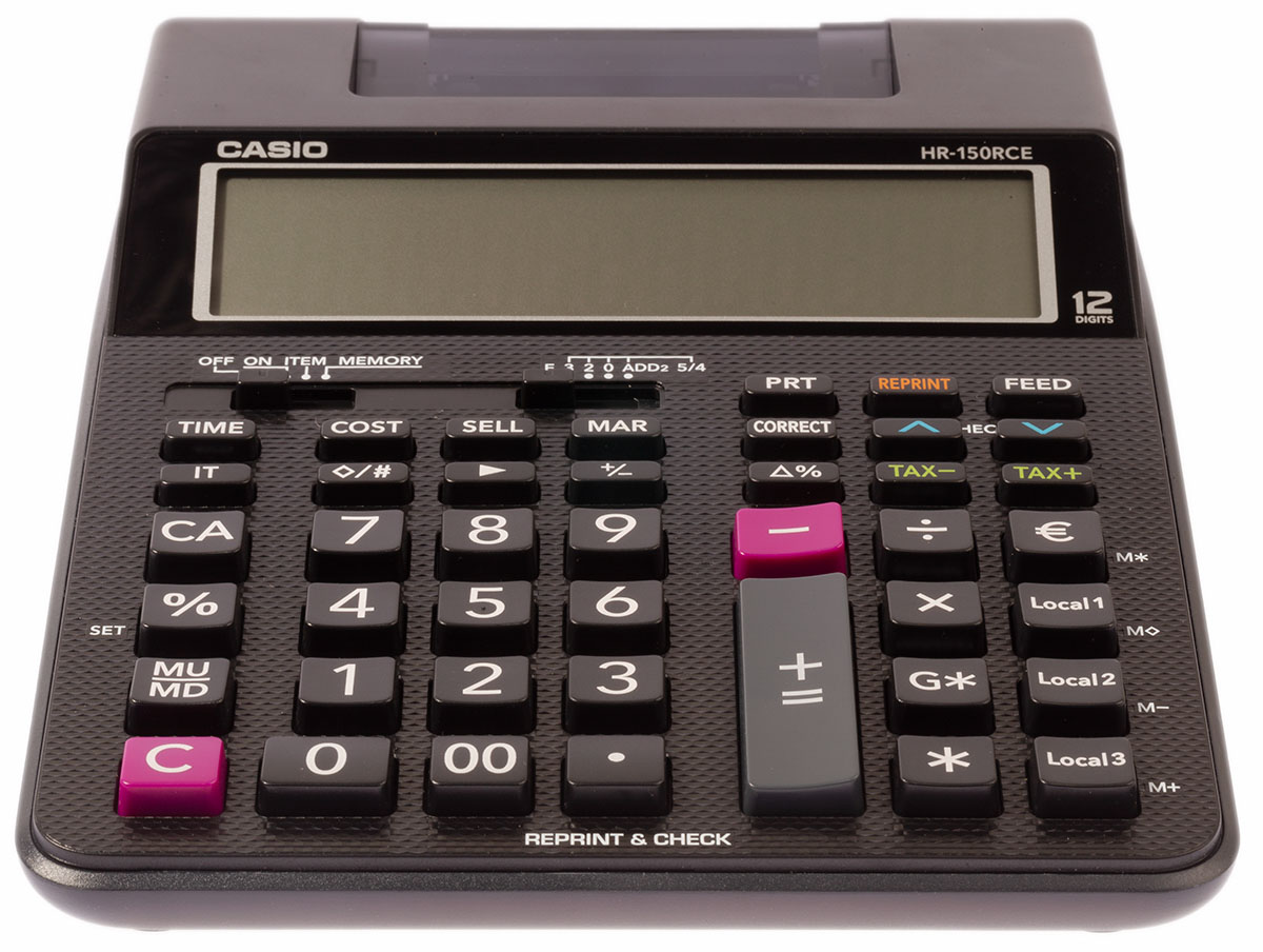hr150rce Casio HR150RCE Mains, Battery Powered Printing Calculator