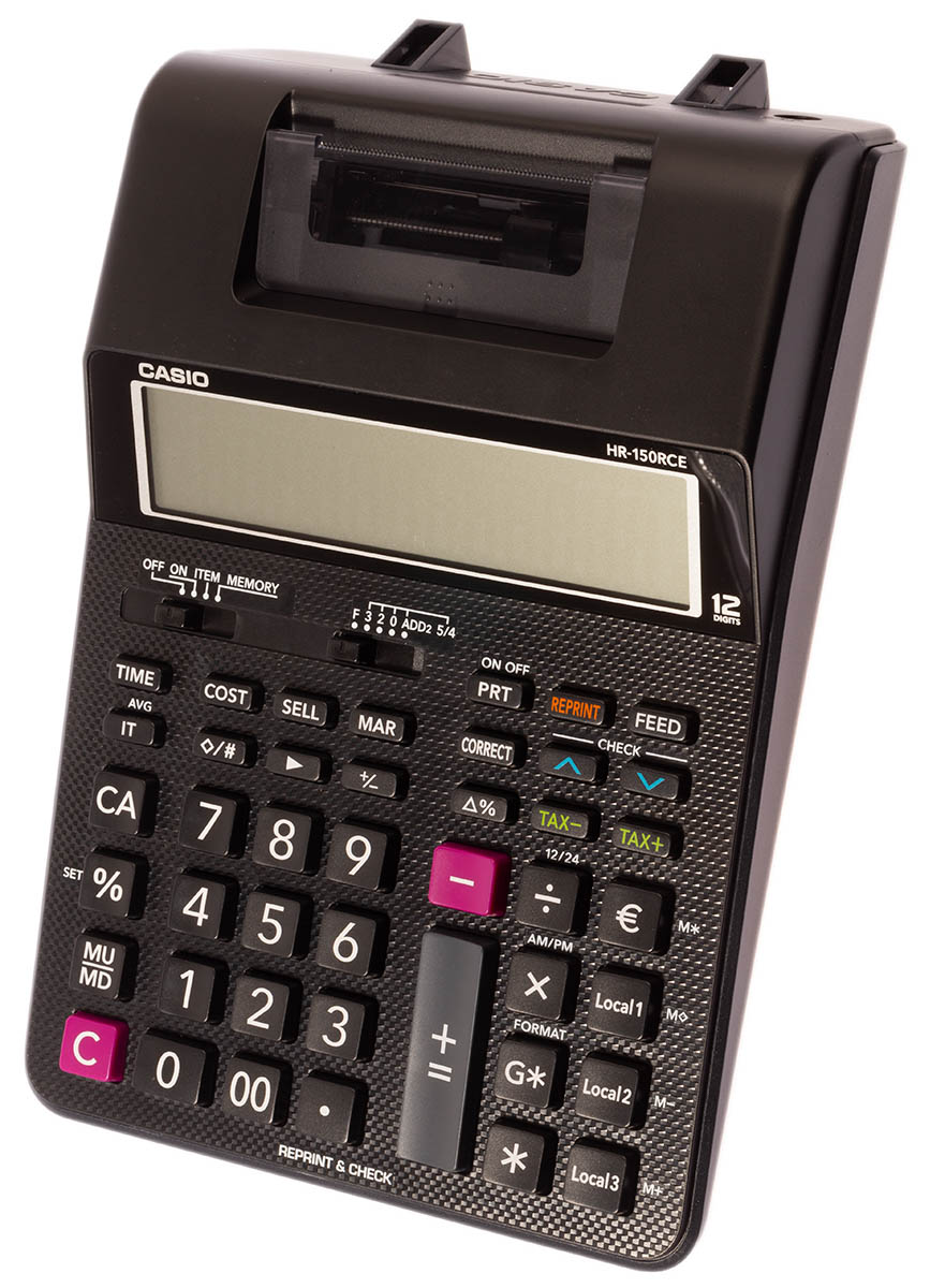 hr150rce Casio HR150RCE Mains, Battery Powered Printing Calculator