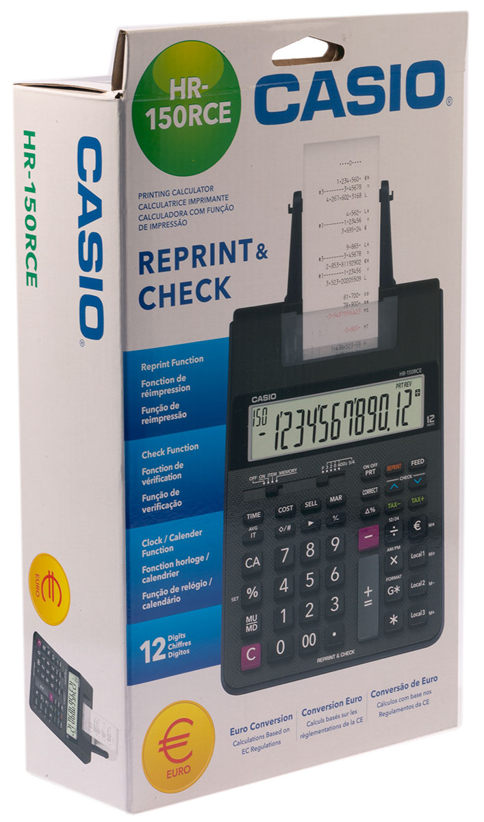 hr150rce Casio HR150RCE Mains, Battery Powered Printing Calculator