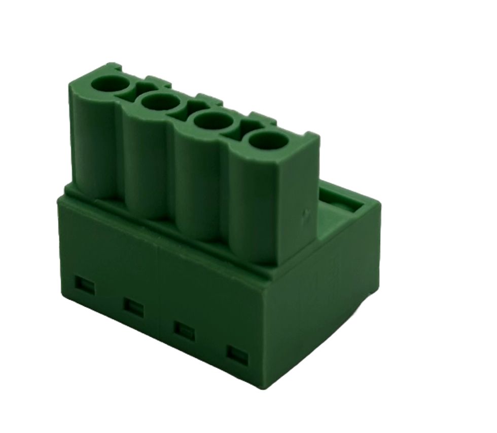 hrfe-04005v Conex-It HRFE Series Pluggable Terminal Block, 4-Contact, 5.08 mm Pitch, 1 Row, HRFE-04005V