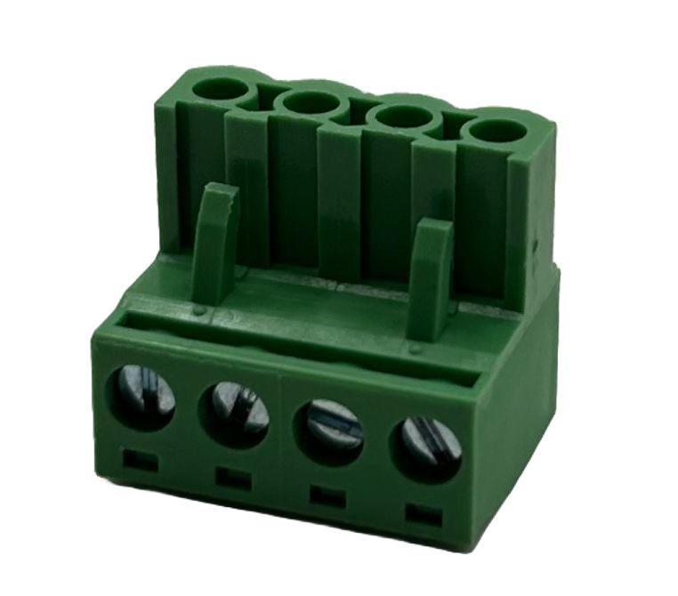hrfe-04005v Conex-It HRFE Series Pluggable Terminal Block, 4-Contact, 5.08 mm Pitch, 1 Row, HRFE-04005V