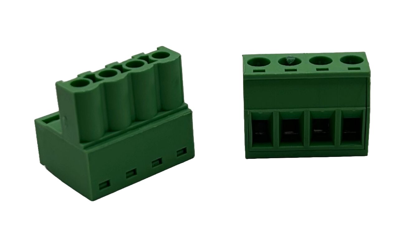 hrfe-04005v Conex-It HRFE Series Pluggable Terminal Block, 4-Contact, 5.08 mm Pitch, 1 Row, HRFE-04005V