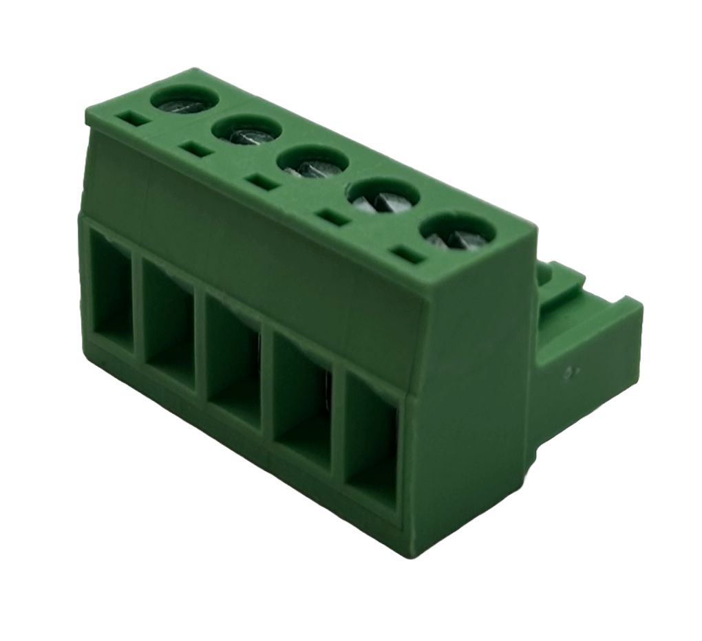 Conex-It HRFE Series Pluggable Terminal Block, 5-Contact, 5.08 mm Pitch, 1 Row, HRFE-05005V