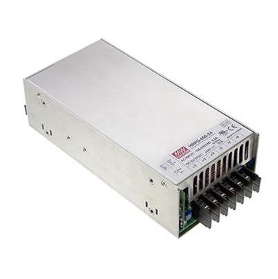 MEAN WELL Switching Power Supply, HRP-600-15 15V, 120A, 600 W, Input 85V to  370V ac