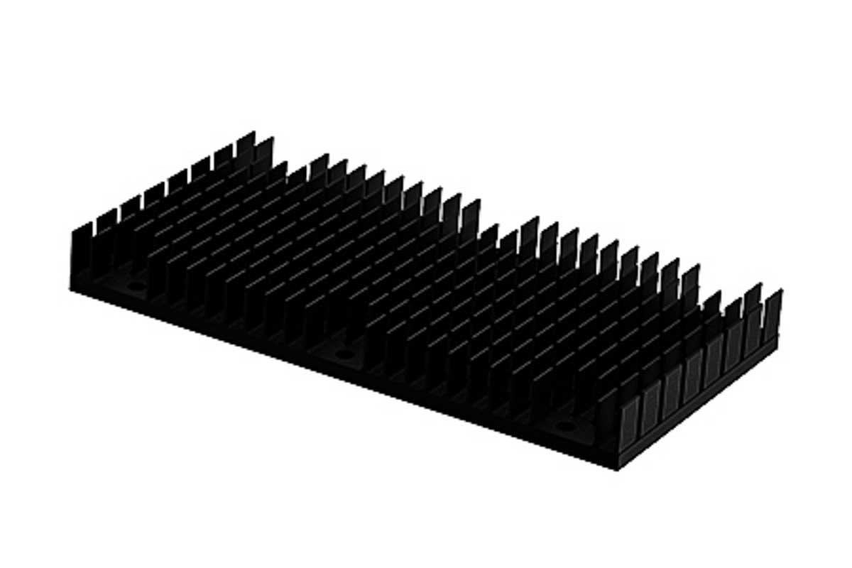 SPREADFAST Heatsink, 1/1 Brick DC/DC Converter 12.2 mm 116.8 mm 61mm