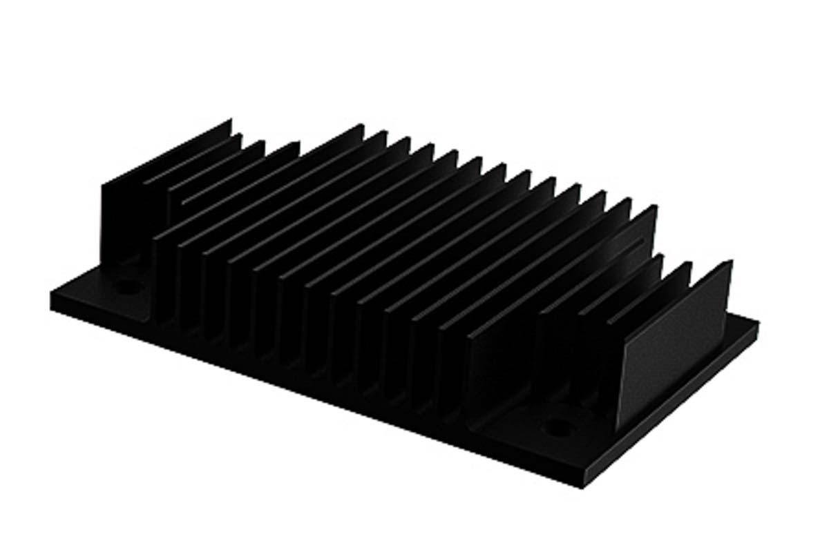 SPREADFAST Heatsink, 1/4 Brick DC/DC Converter 11 mm 58 mm 37mm