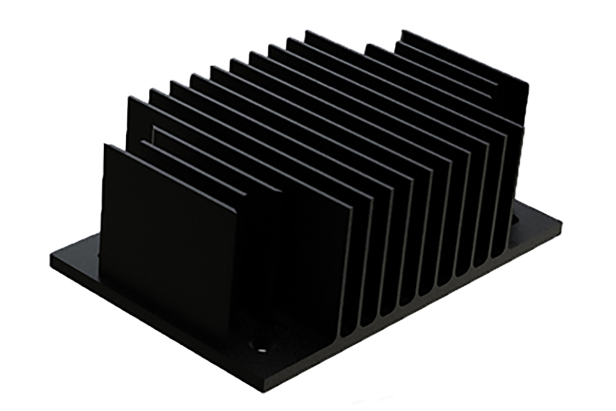 SPREADFAST Heatsink, 1/4 Brick DC/DC Converter 20 mm 58 mm 37mm