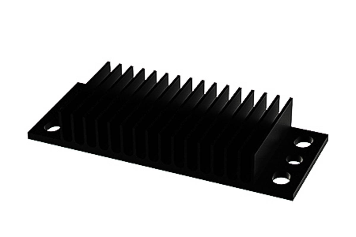 SPREADFAST Heatsink, 1/8 Brick DC/DC Converter 8.7 mm 58.4 mm 22.9mm