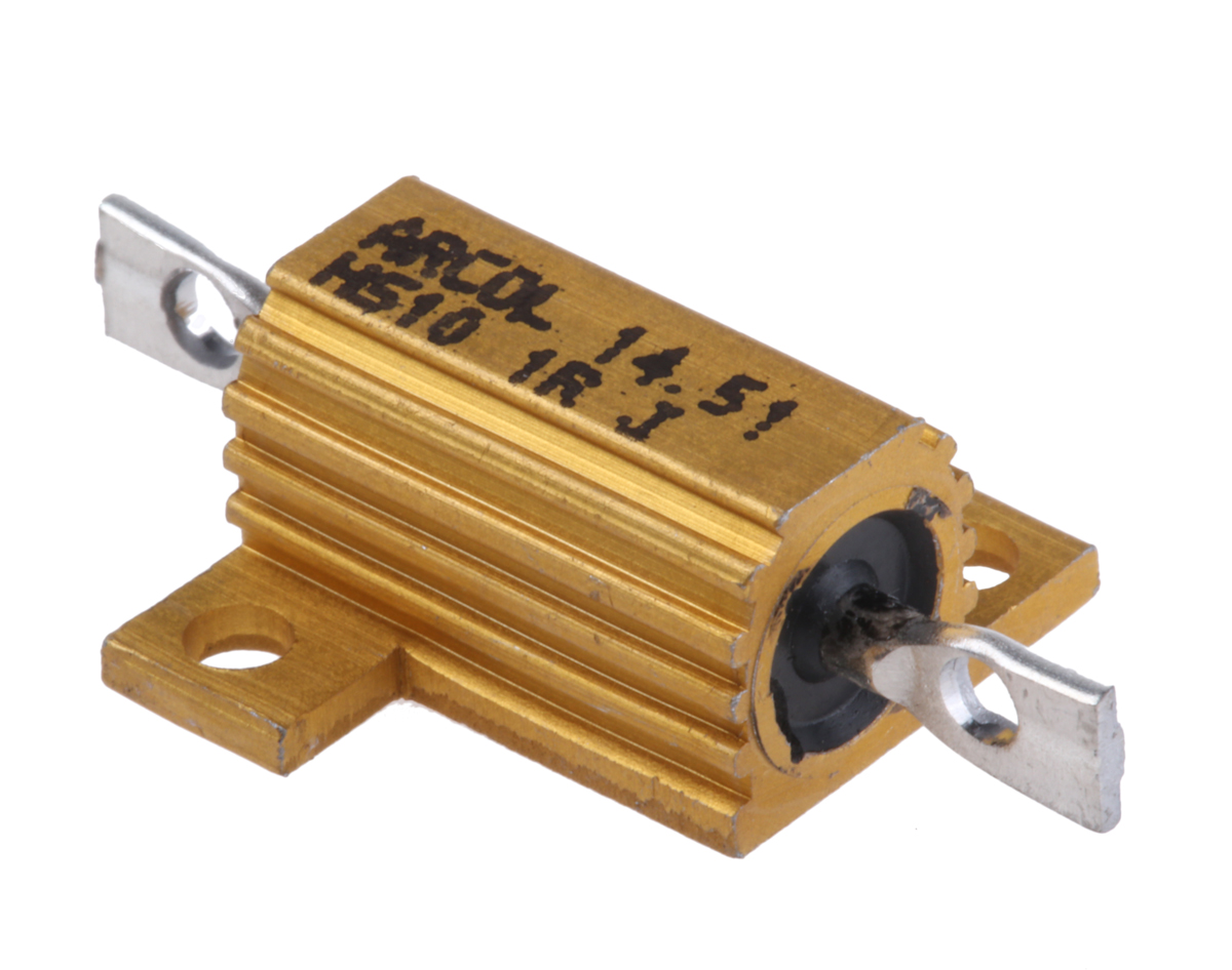 Arcol HS10 1R J, 1 Ω 10 W Wirewound Chassis Mount Resistor ±5 %