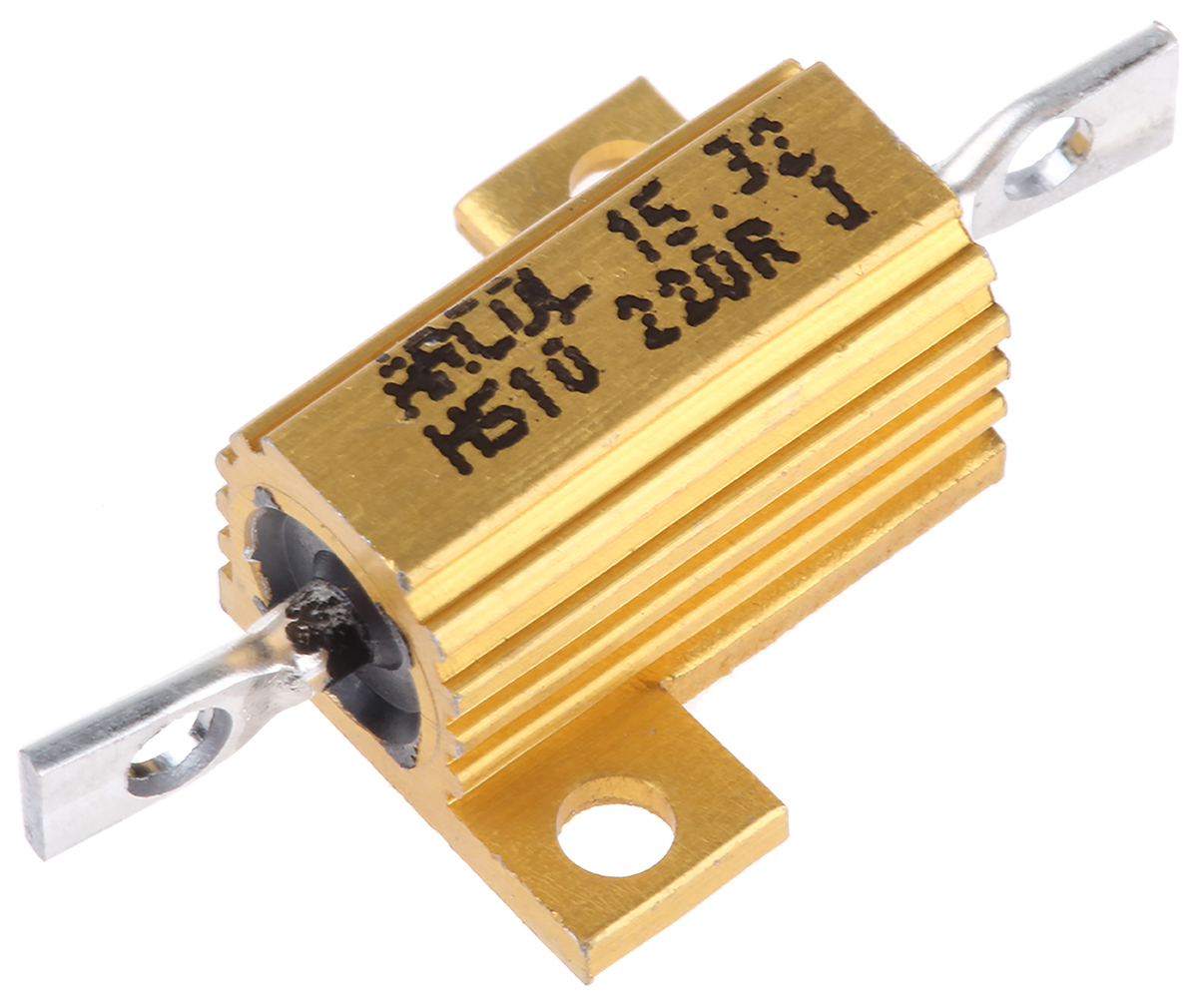 Arcol HS10 220R J, 220 Ω 10 W Wirewound Chassis Mount Resistor ±5 %