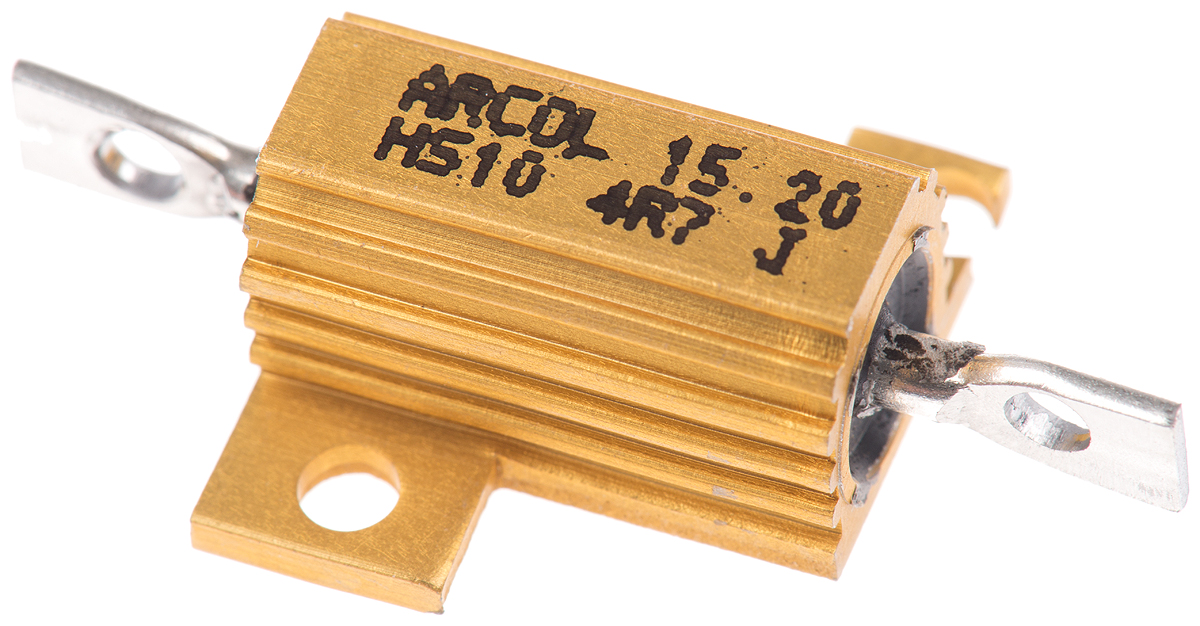 Arcol HS10 4R7 J, 4.7 Ω 10 W Wirewound Chassis Mount Resistor ±5 %