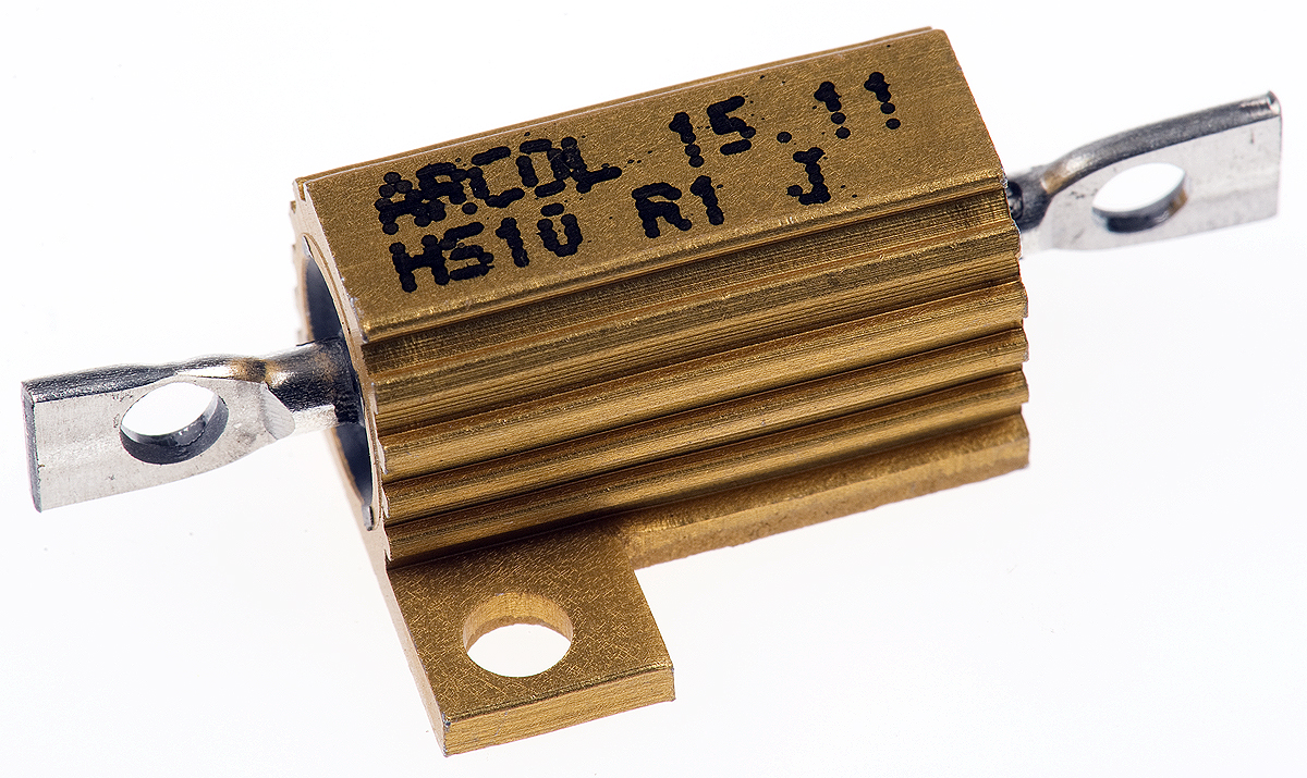 Arcol HS10 R1 J, 100 mΩ 10 W Wirewound Chassis Mount Resistor ±5 %