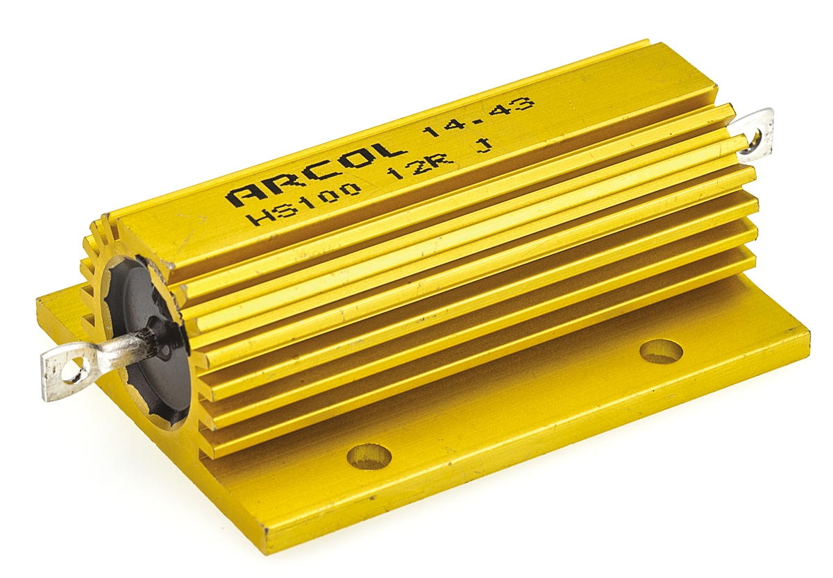 Arcol HS100 12R J, 12 Ω 100 W Aluminium Chassis Mount Resistor ±5 %
