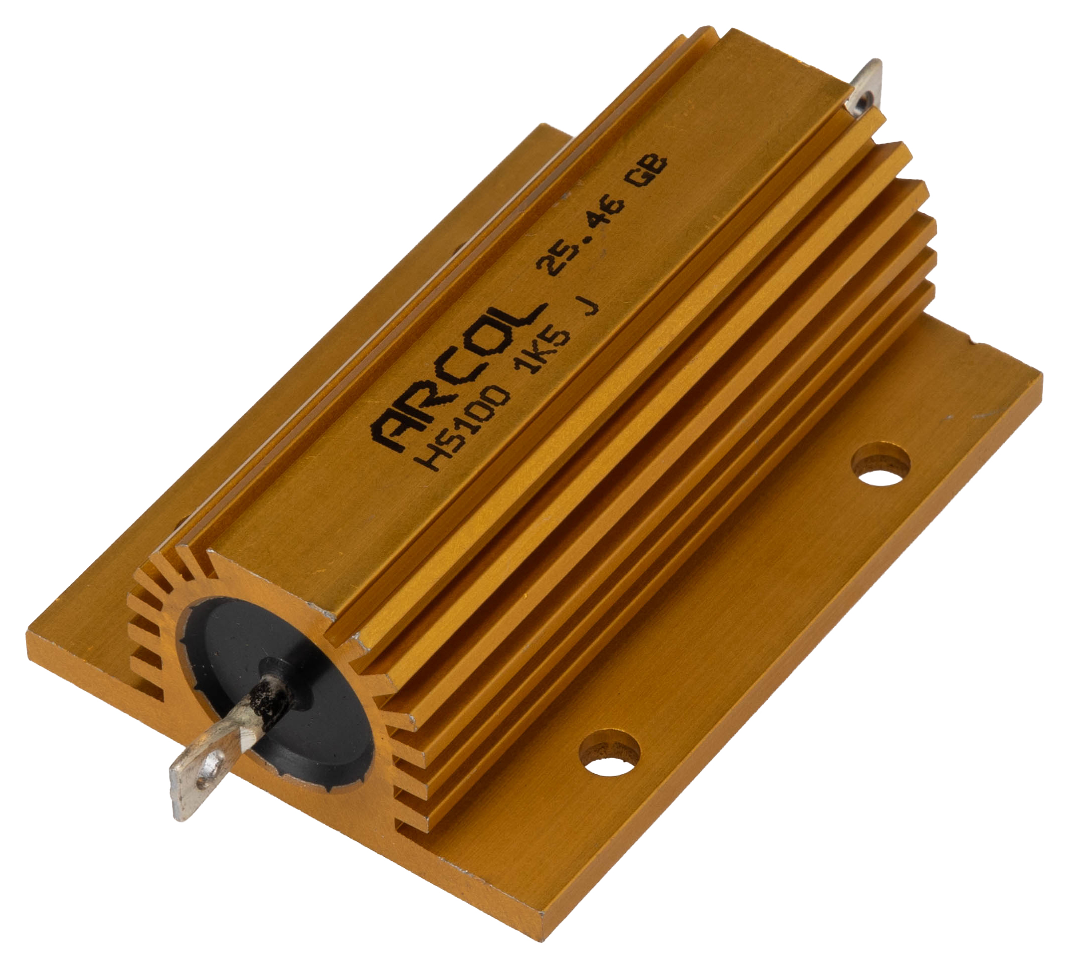 Arcol HS100 1K5 J, 1.5 kΩ 100 W Aluminium Chassis Mount Resistor ±5 %