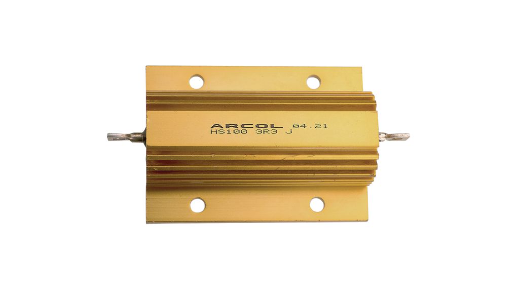 Arcol HS100 60R F, 60 Ω 100 W Wirewound Wirewound Fixed Resistor ±1 %