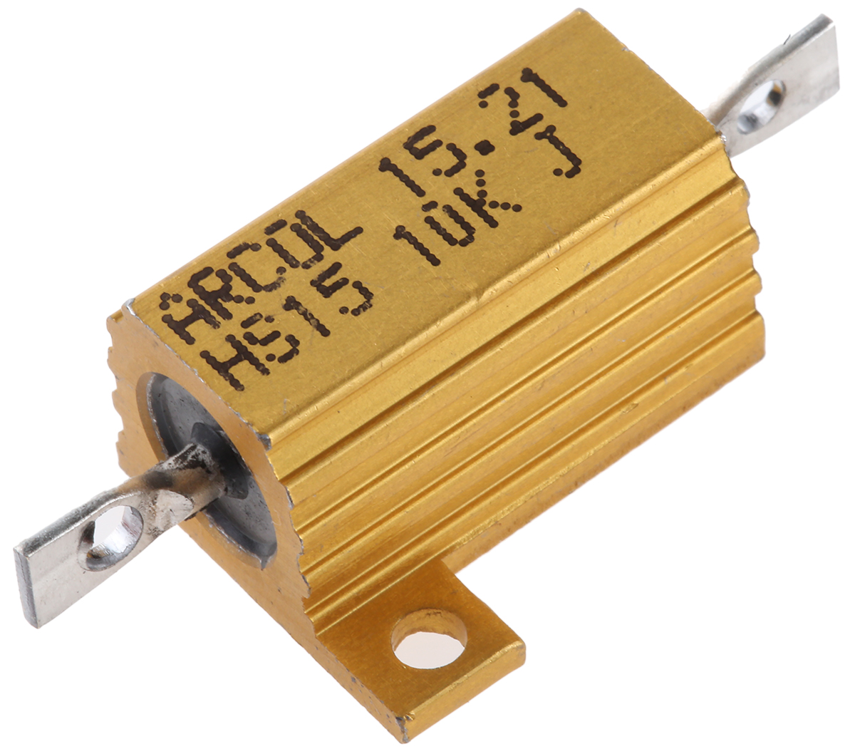 Arcol HS15 10K J, 10 kΩ 15 W Wirewound Chassis Mount Resistor ±5 %