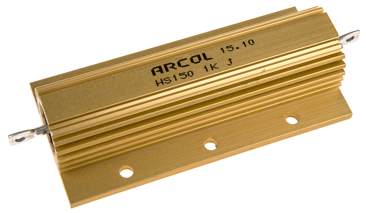 Arcol HS150 1K J, 1 kΩ 150 W Wirewound Chassis Mount Resistor ±5 %