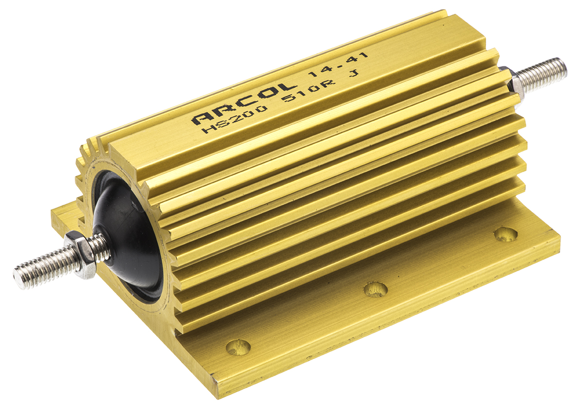 Arcol HS200 510R J, 510 Ω 200 W Wirewound Chassis Mount Resistor ±5 %