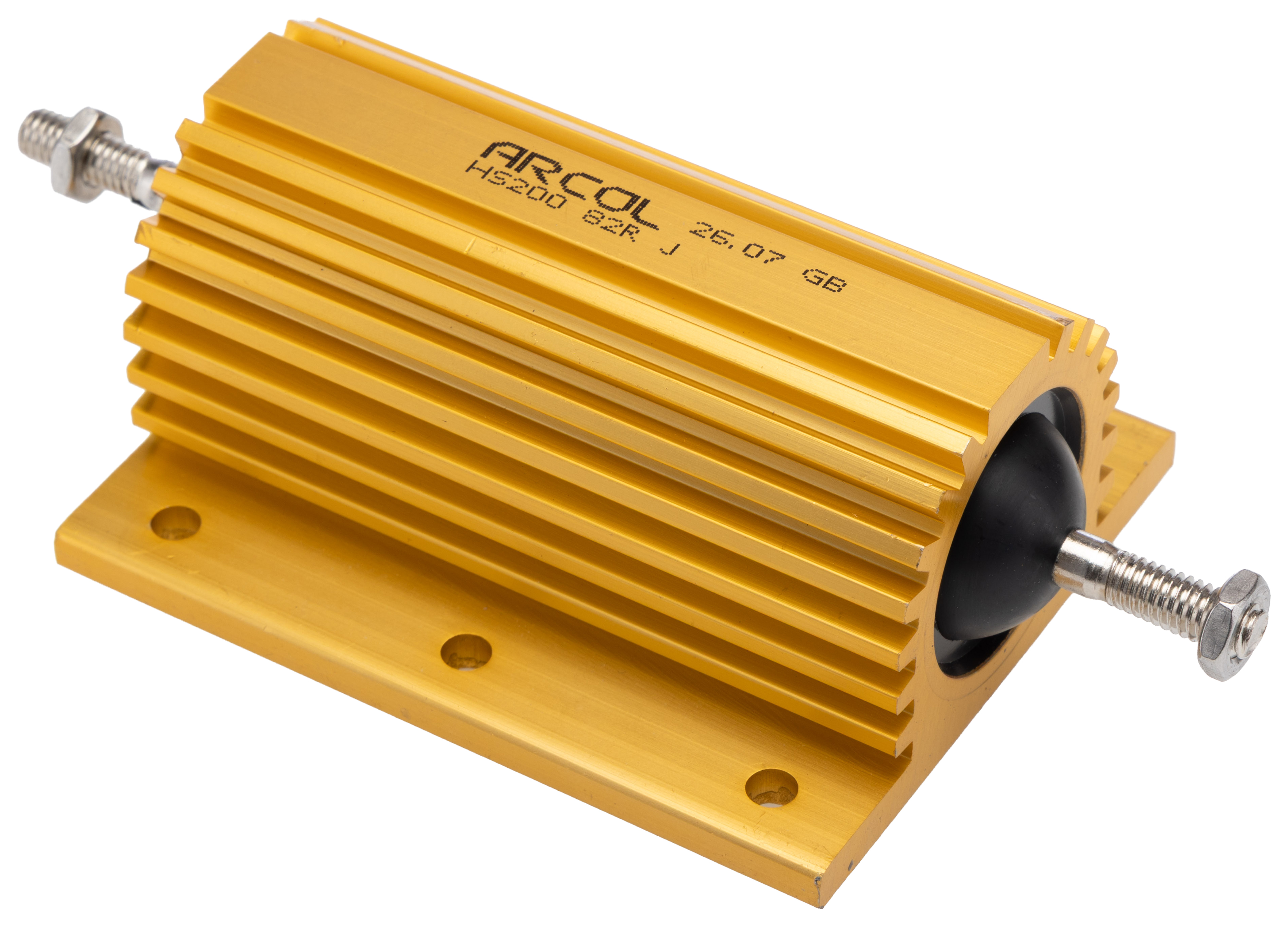Arcol HS200 82R J, 82 Ω 200 W Aluminium Chassis Mount Resistor ±5 %