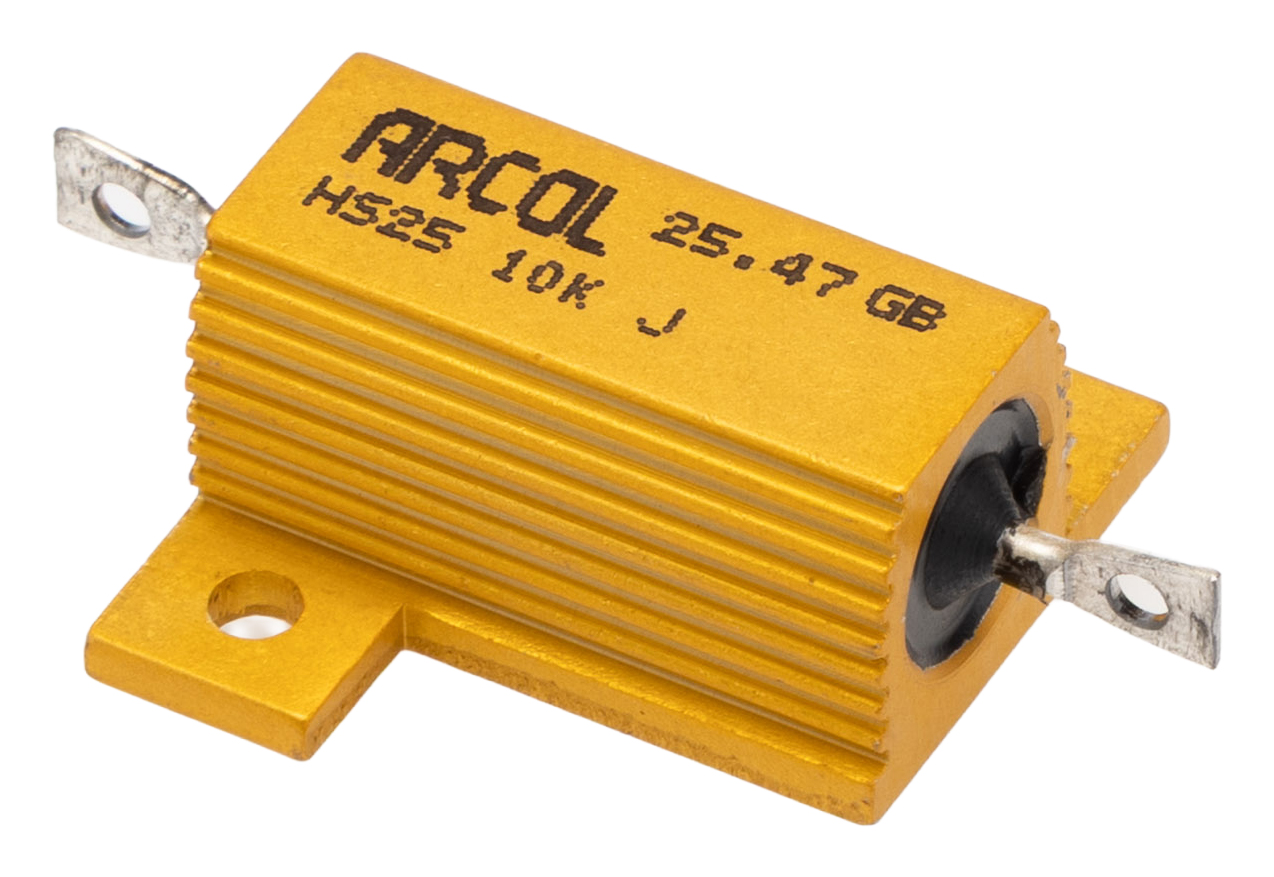 Arcol HS25 10K J, 10 kΩ 25 W Aluminium Chassis Mount Resistor ±5 %